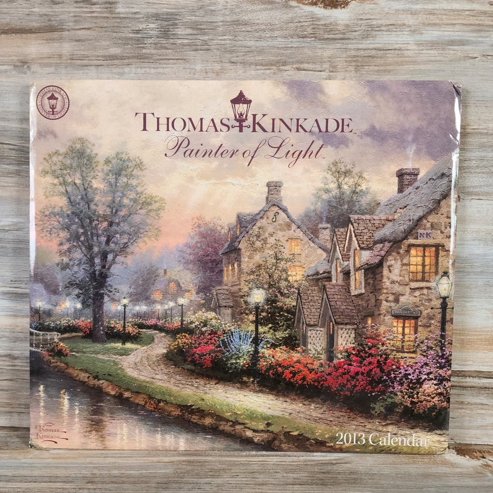 Thomas Kinkade Painter of Light 2013 Wall Calendar New Sealed Collectible Art
